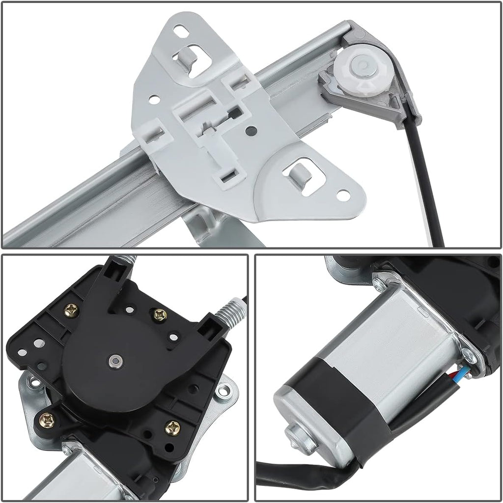 Front Power Window Regulator with Motor Assembly, Driver Left Side Pack of 2 T632
