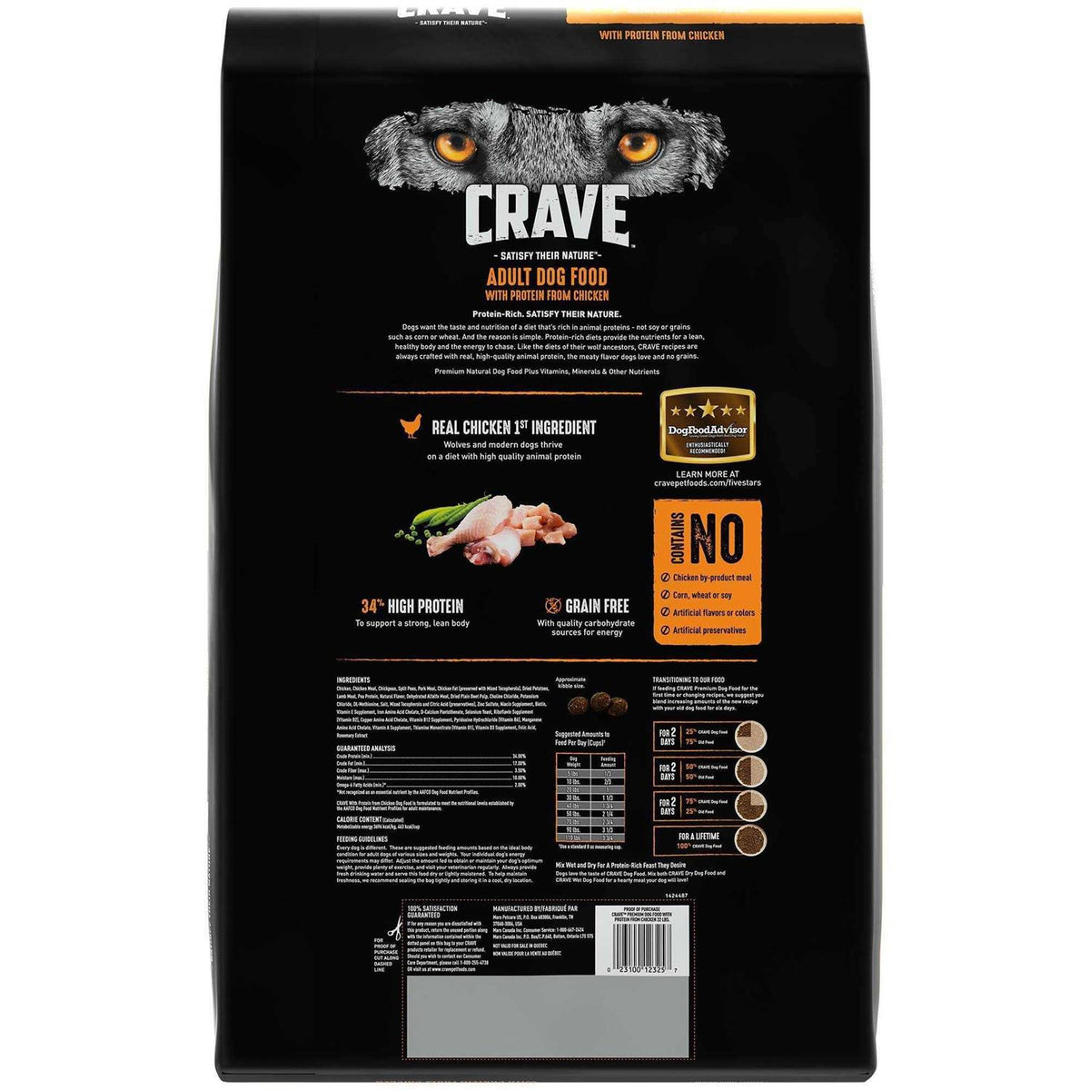 Grain Free Adult Dry Dog Food with Protein G419545