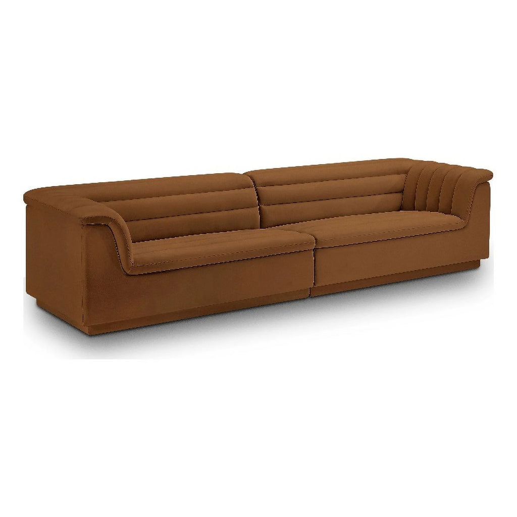 Saddle Velvet Modular Sofa H75216