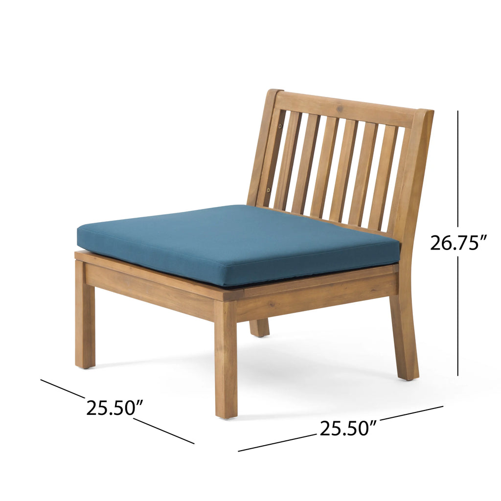 Acacia Wood Chat Set with Coffee Table D174334