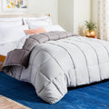 Black California King Microfiber Down Alternative Comforter P59001