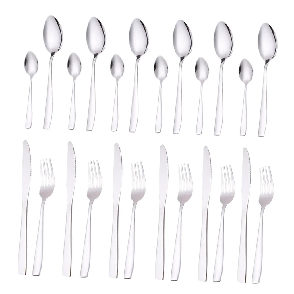 24 Pcs Stainless Steel Flatware Drying Rack A413140