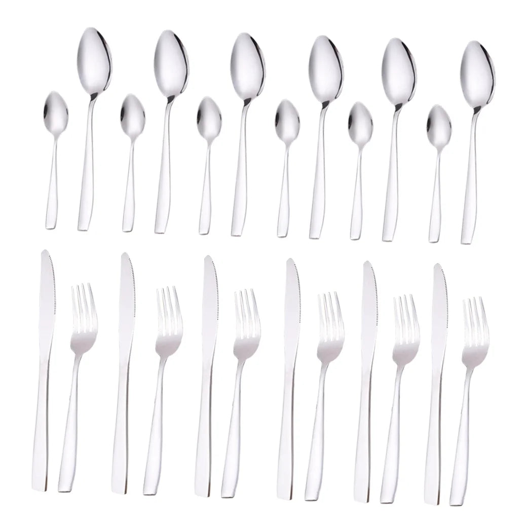 24 Pcs Stainless Steel Flatware Drying Rack A413140