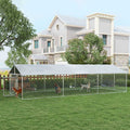 Large Outdoor Dog Kennel with Waterproof UV Resistant Roof A54154