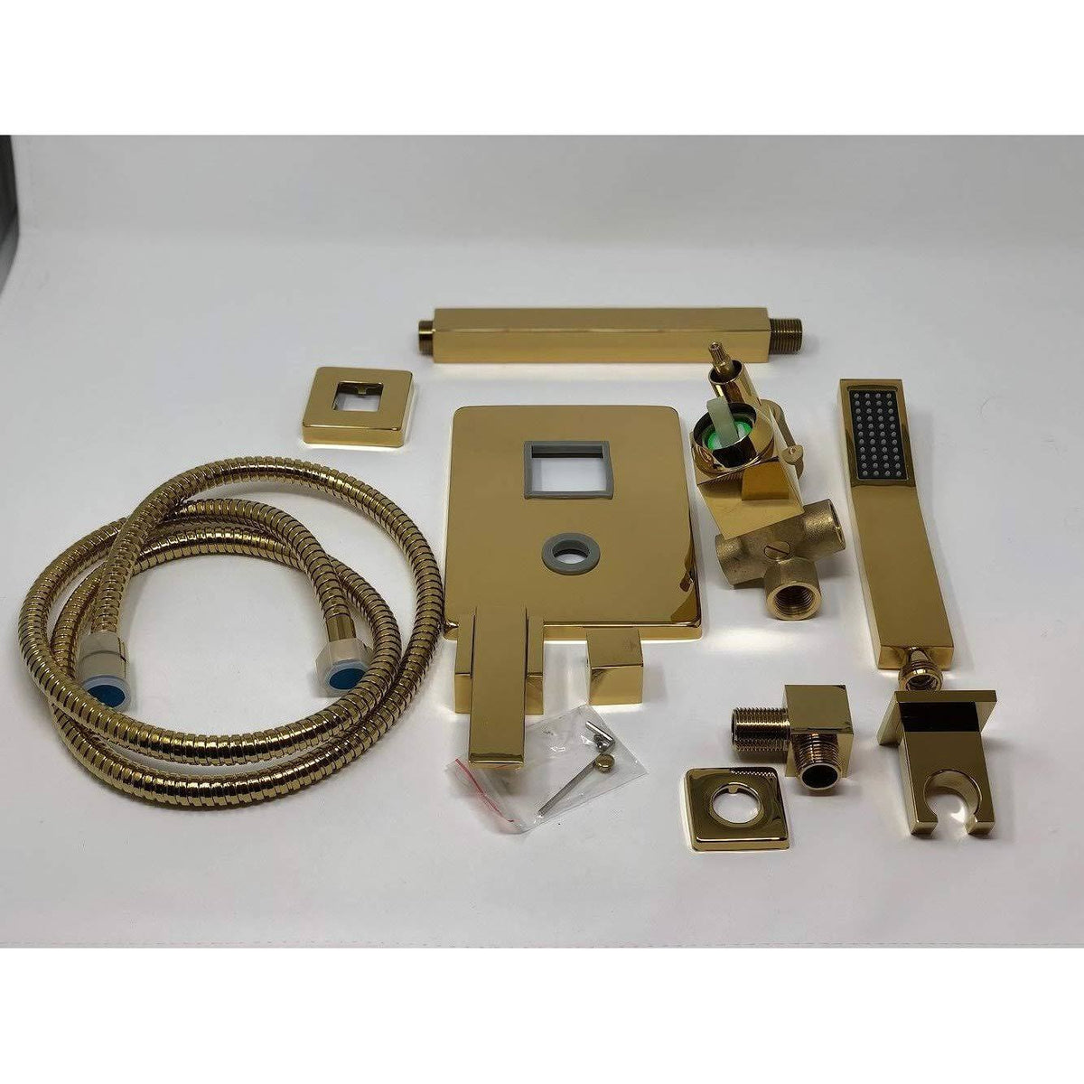 Rainfall LED Shower Set Double-Function Valve Brass Handheld Shower Oil Rubbed Bronze P2653
