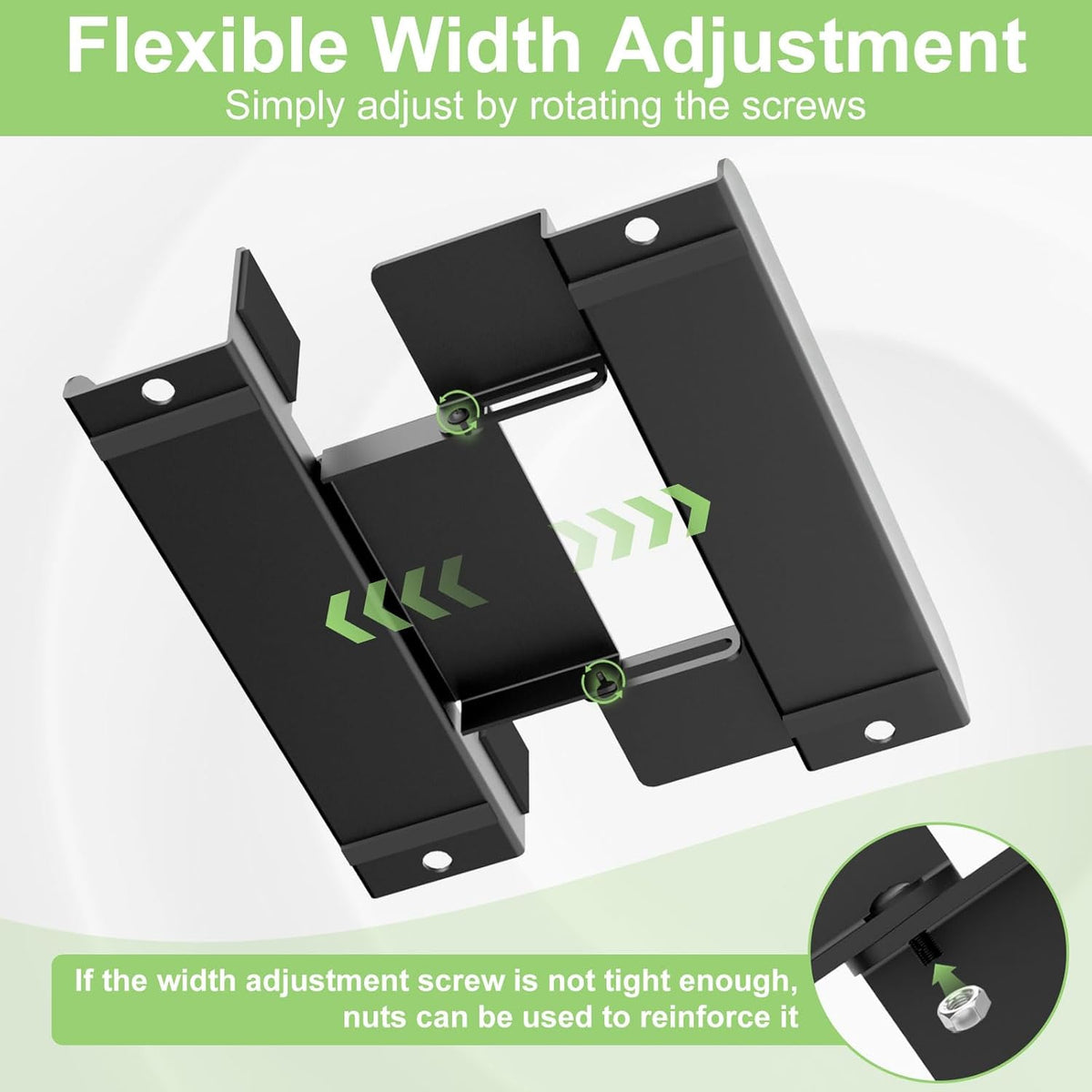 Adjustable Vertical Desk Stand for Mini PC N587159