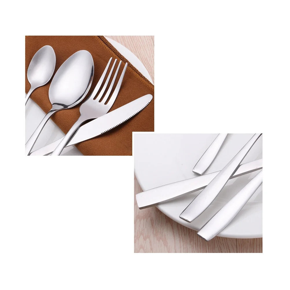24 Pcs Stainless Steel Flatware Drying Rack A413140