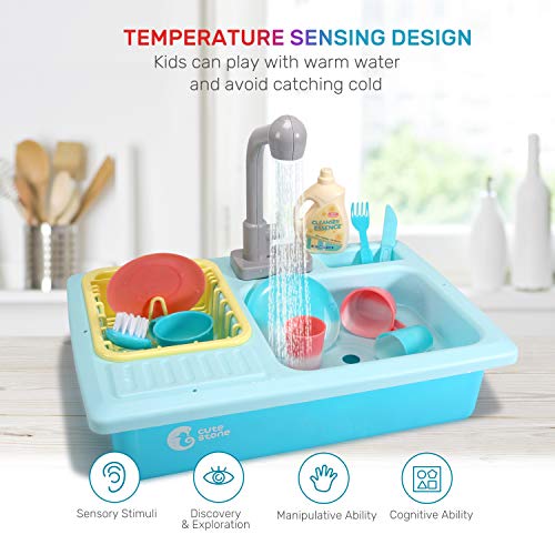 Color Changing Kitchen Sink Toys with Running Water Q94855