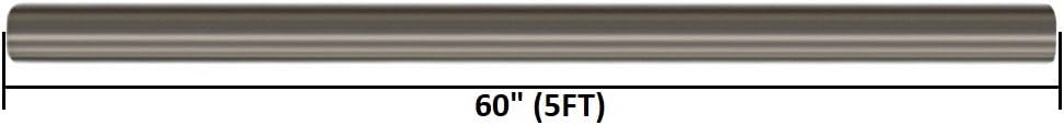 Stainless Steel Straight Exhaust Pipe 2.75" OD 5' Long Pack of 2 S903715