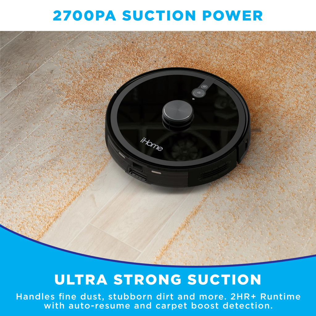 3-in-1 Robot Vacuum with Vibrating Mop K33947