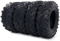 26x9.00-12 Front & 26x11.00-12 Rear 6PLY All Terrain Tubeless Tires Set of 4 R860