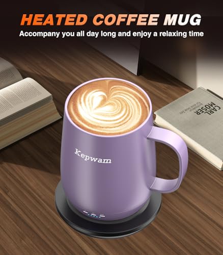 16oz Self Heating Coffee Mug with Temperature Control O3785