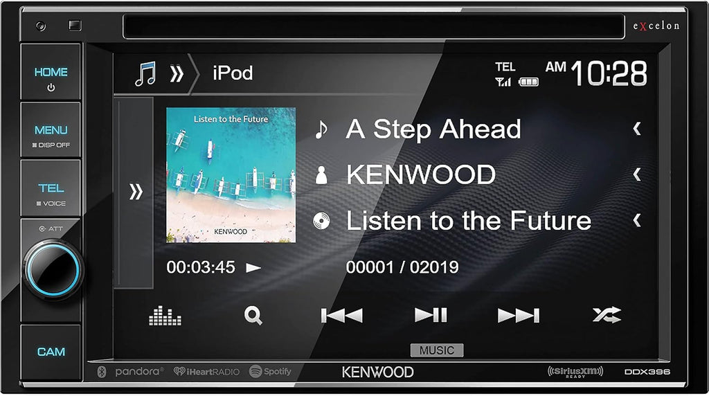 Double DIN Bluetooth Car Stereo Receiver with 6.2" Touchscreen L41392