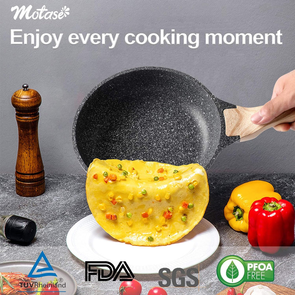 8 Inch Nonstick Granite Skillet U7257