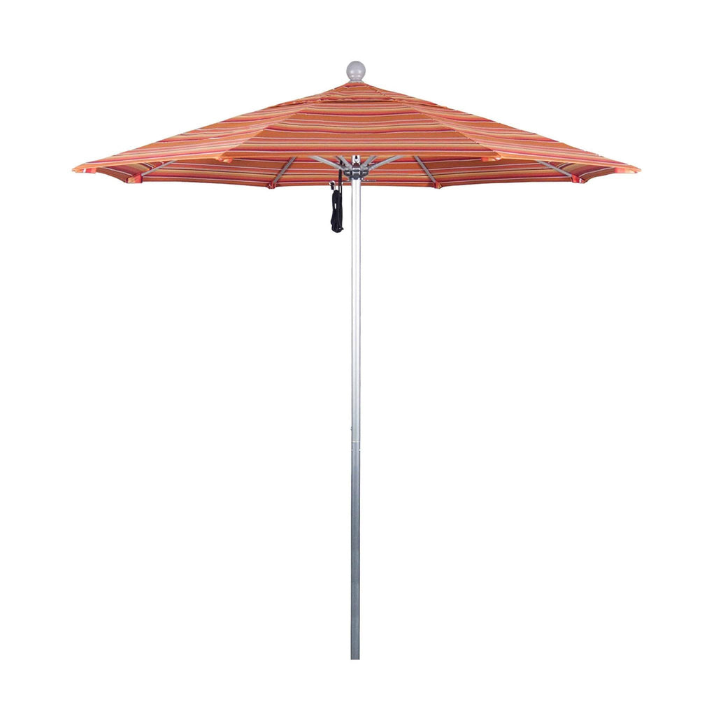 9 Ft Fiberglass Market Umbrella Pulley Open Bronze T905045