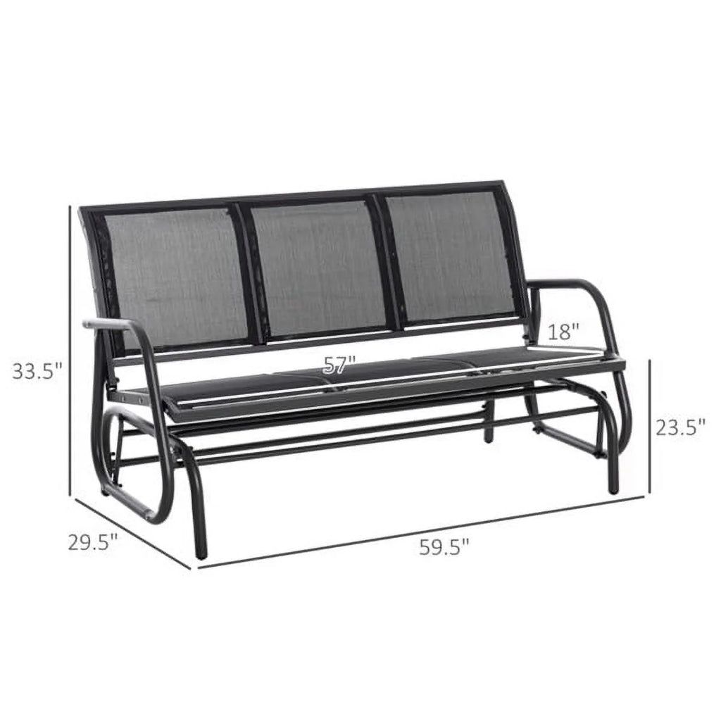 3 Seat Gliding Bench Chair R3276
