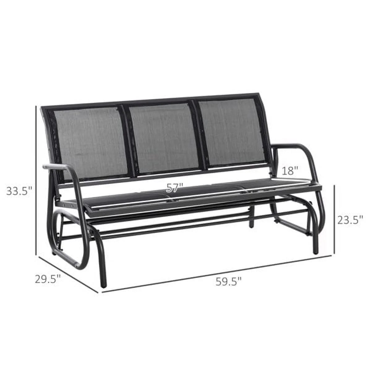 3 Seat Gliding Bench Chair R3276