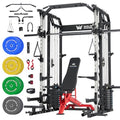 Smith Machines Squat Rack with Cable Crossover Machine Q57323