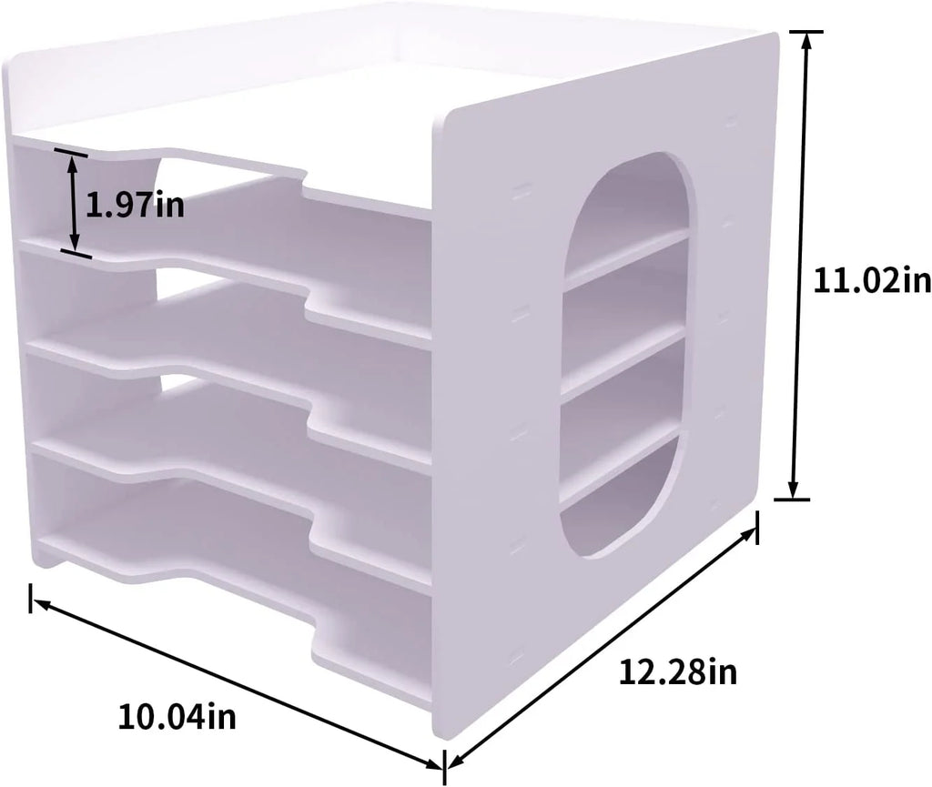 5-Tier Paper Organizer Letter Tray V687338