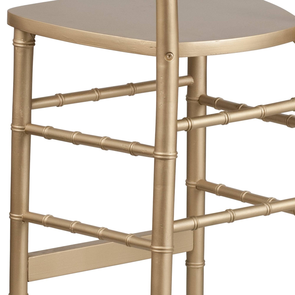 Gold Wood Chiavari Barstool Z9368