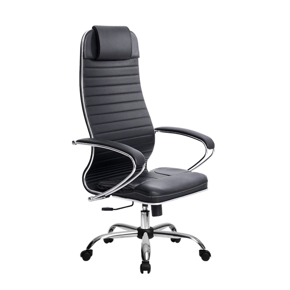Black High Back Executive Office Chair with Adjustable Headrest and Armrests K12062