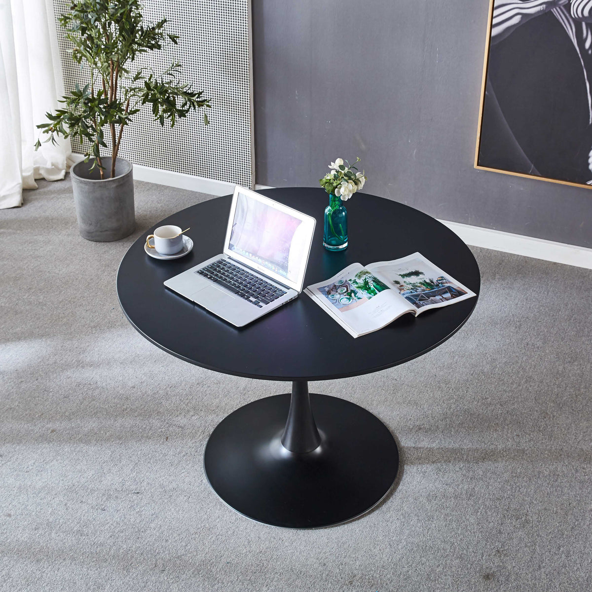 Black Tulip Dining Table Y2147