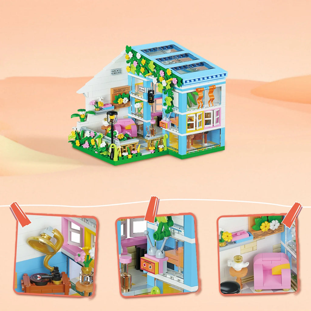 Wooden DIY Miniature Dollhouse Kit M2099