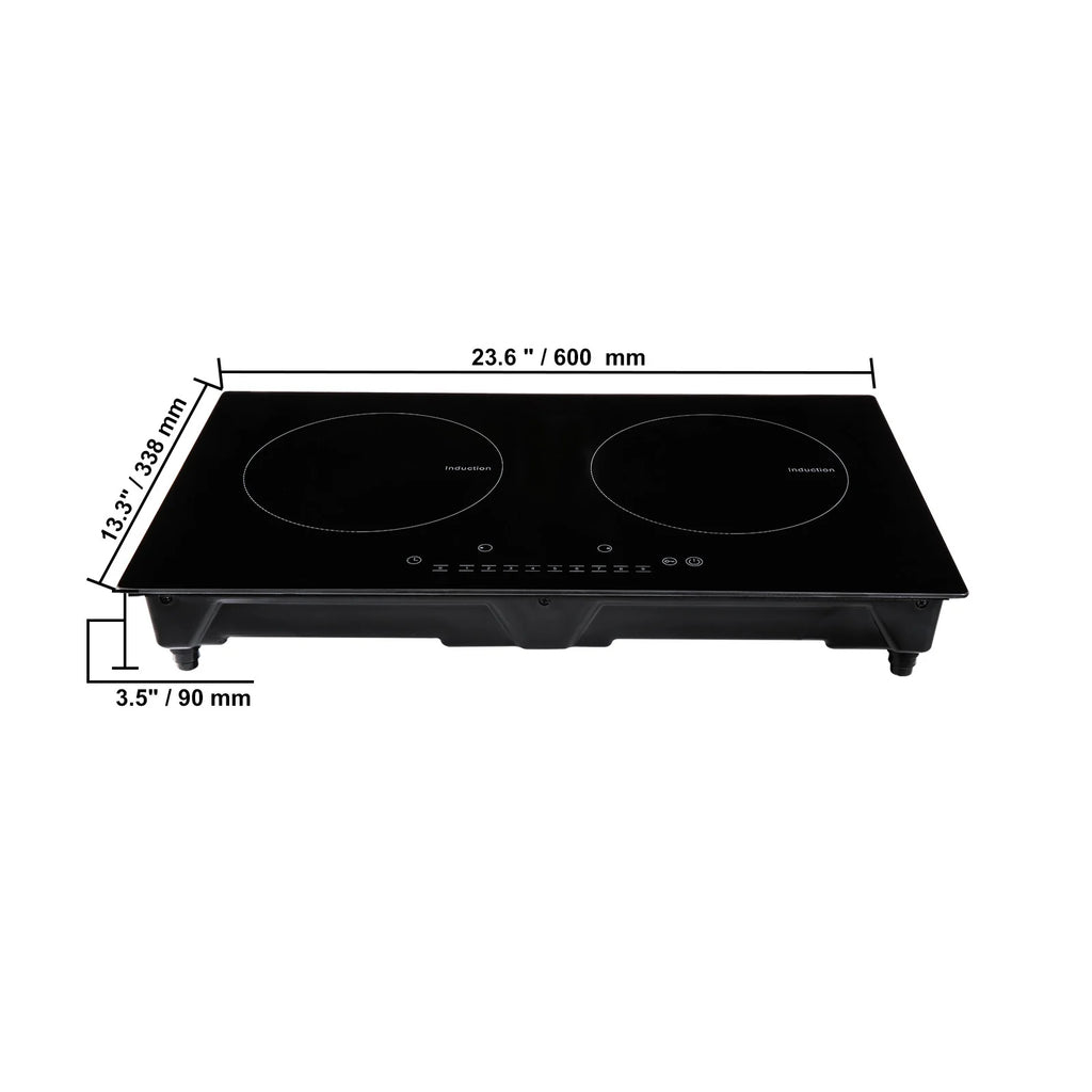 2 Burners Ceramic Glass Electric Cooktop K8768