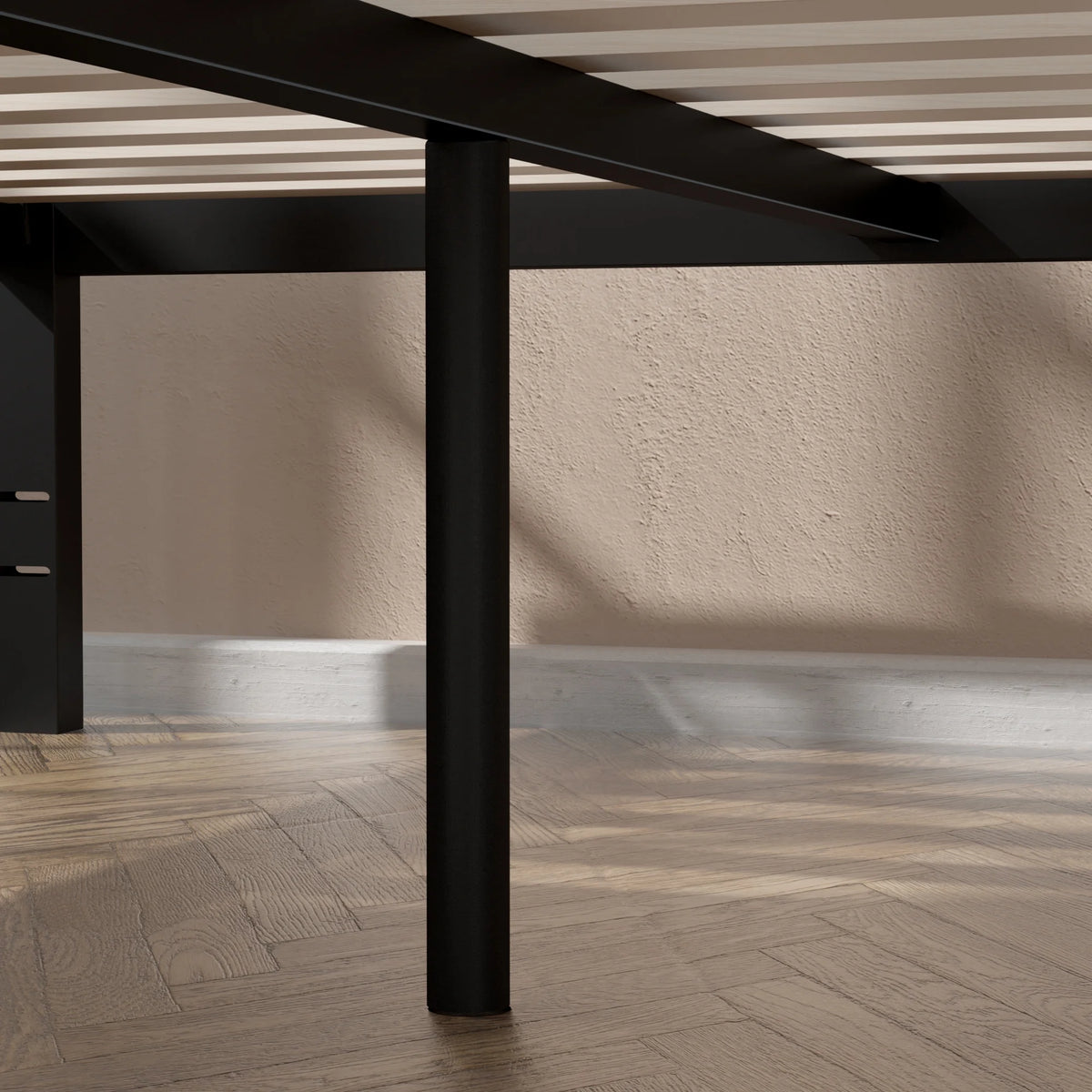 18" Metal Platform Bed Frame, Queen F361568