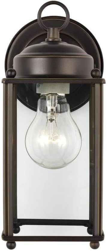 Satin Etched Glass LED Outdoor Wall Sconce Lighting Fixture, 1-Light 9.3 Watt, White D76880