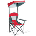 Red Steel Camping Canopy Chair E692342