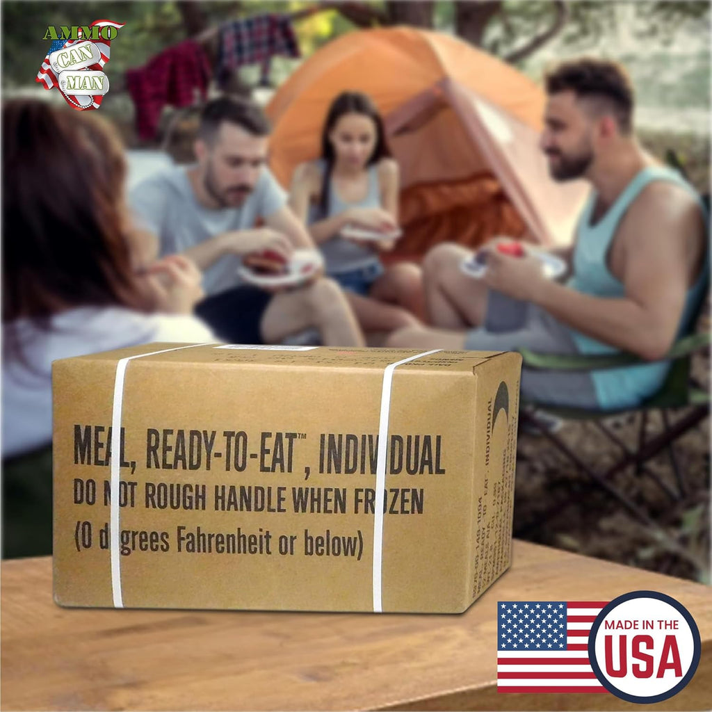 12 Pack MRE with Flameless Heaters and Freeze Dried Meals B314