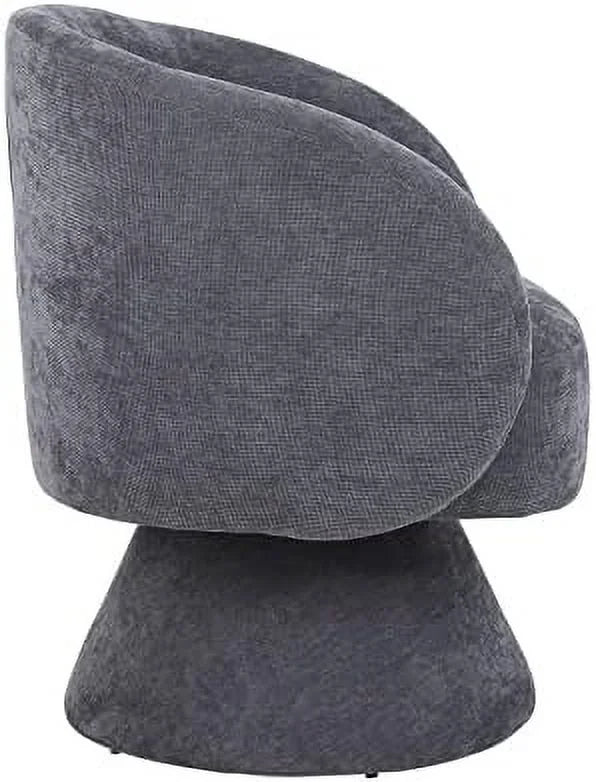 Linen Upholstered Swivel Accent Chair Set of 2 R844894