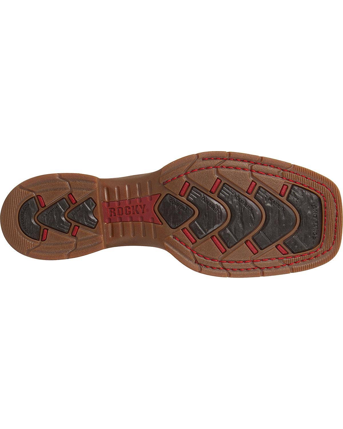 Brown Carbon Fiber Toe Western Boots S7933