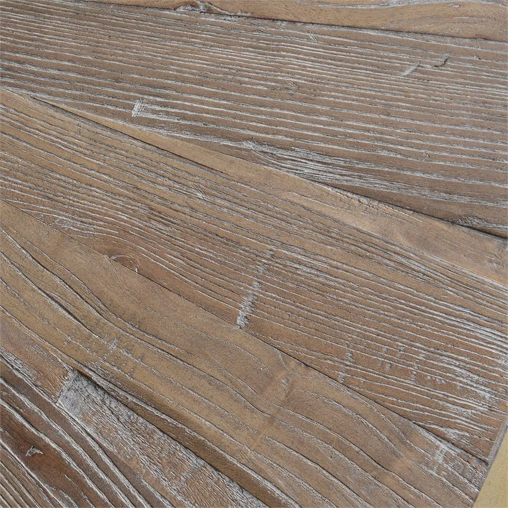 Wood and Metal End Table Set of 2 H660221