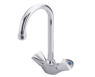 Polished Chrome Two Handle Bar Faucet P93778