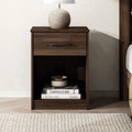 White 1 Drawer Nightstand G365