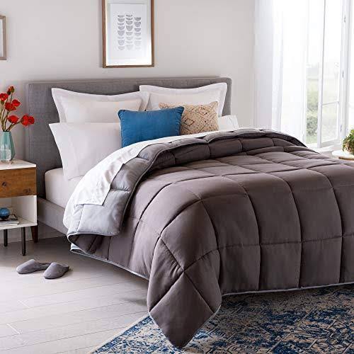 Black California King Microfiber Down Alternative Comforter P59001