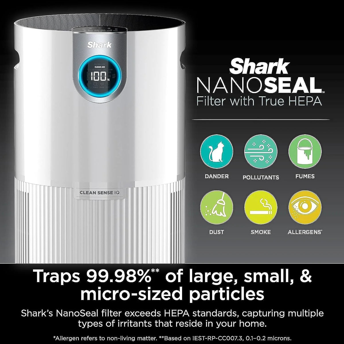 Open Box Air Purifier with HEPA Air Filter W609