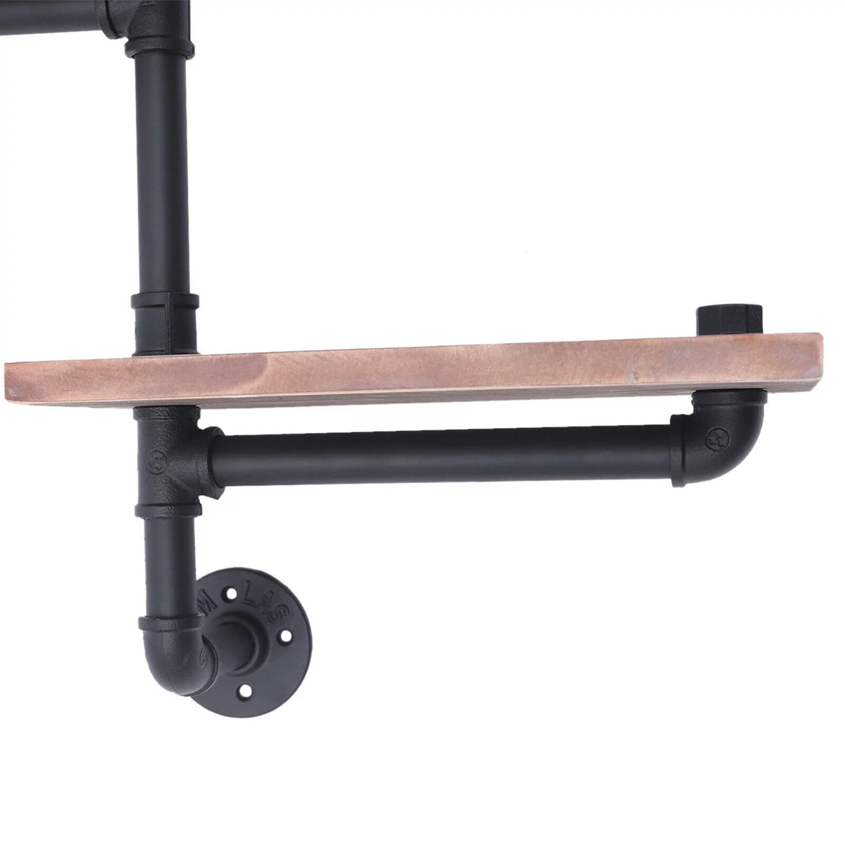 3-Tier Rustic Wooden Floating Shelf S437869