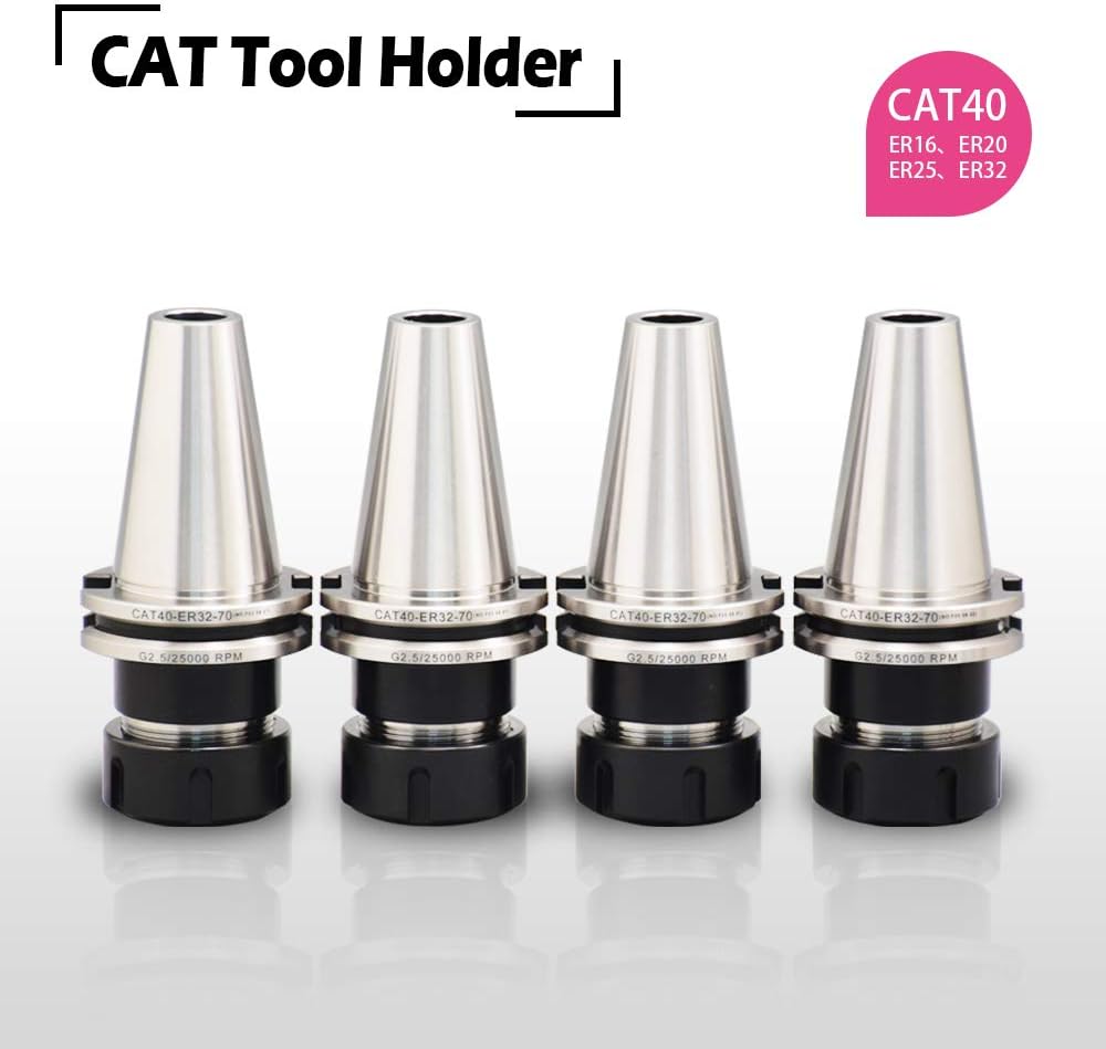 CAT40 ER32 70mm Tool Holder with Pull Studs and Collet Chuck D522072
