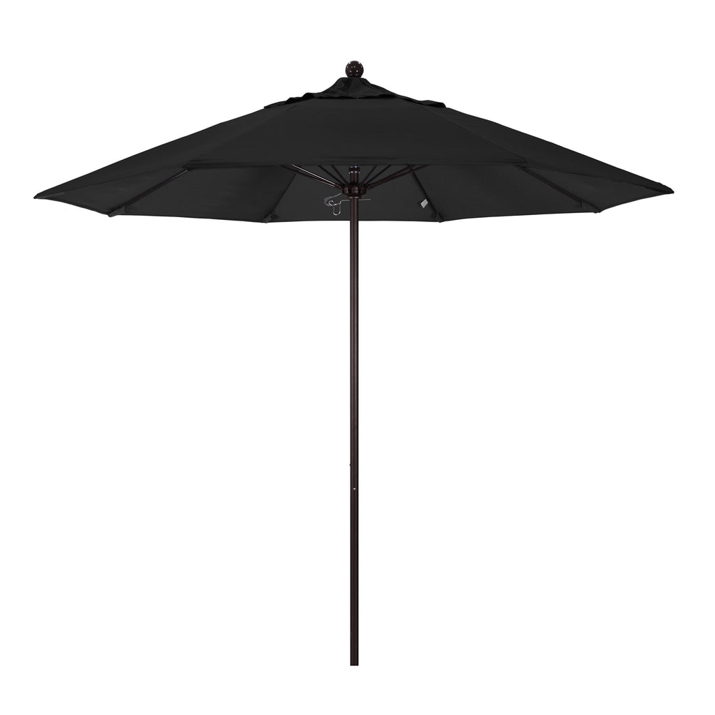 9 Ft Fiberglass Market Umbrella Pulley Open Bronze T905045