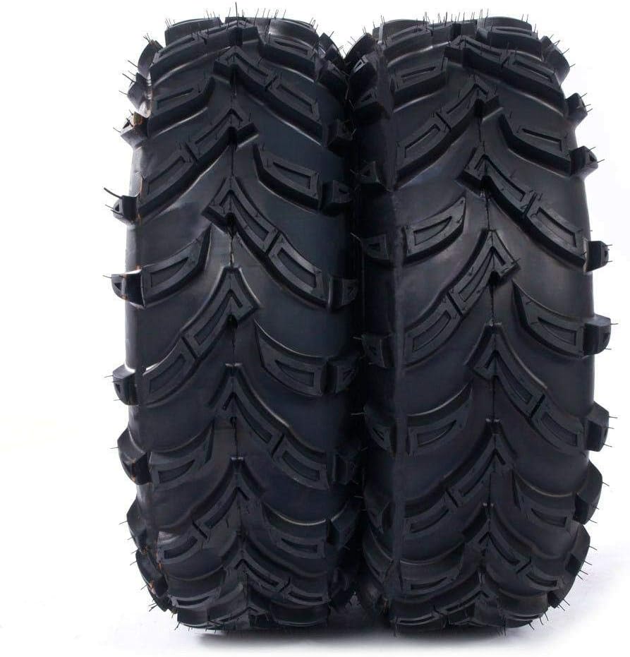 26x9.00-12 Front & 26x11.00-12 Rear 6PLY All Terrain Tubeless Tires Set of 4 R860