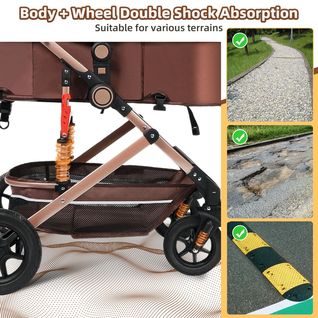 Foldable Reversible Bassinet Baby Stroller R3258