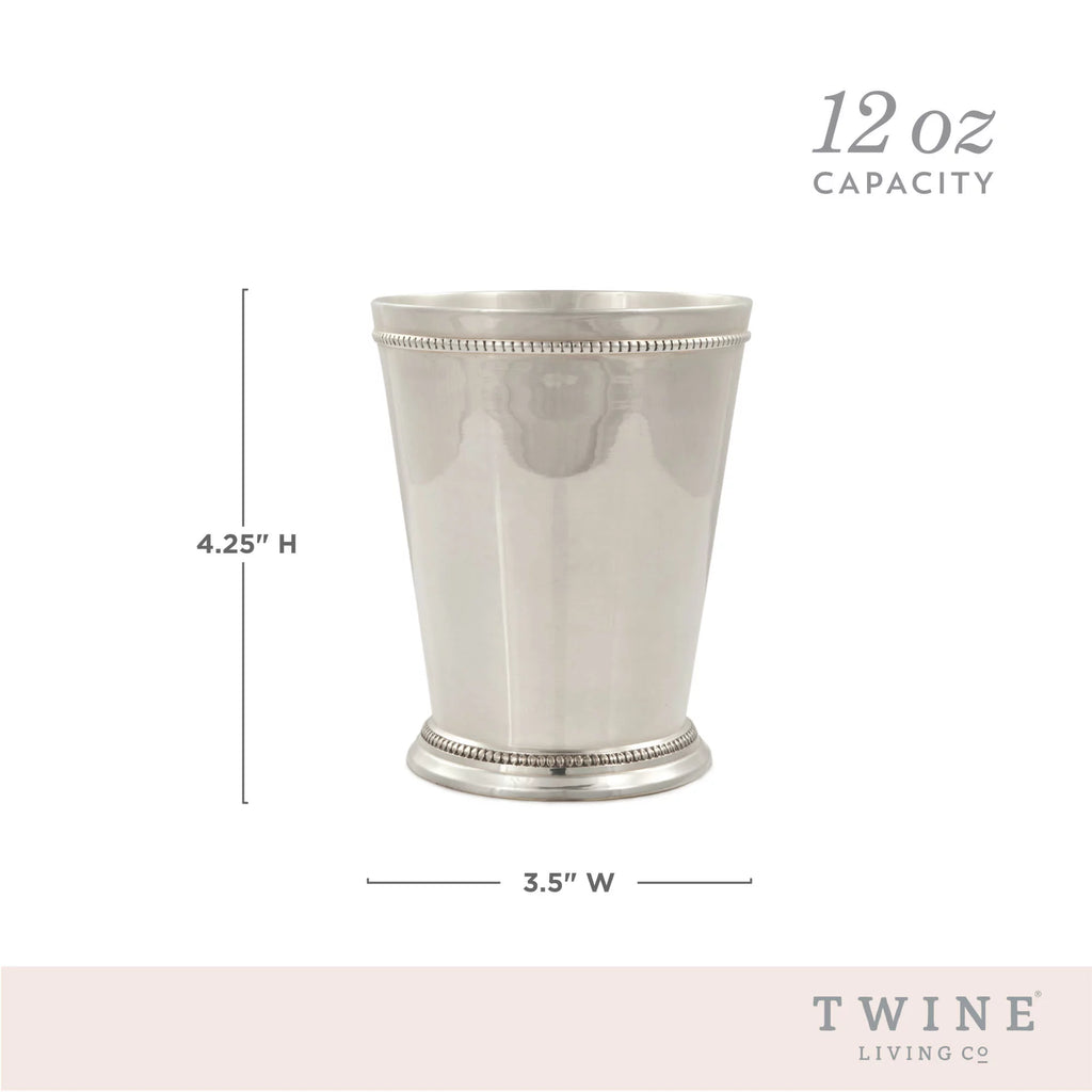 Mint Julep Cup, Set of 1, 12oz, Silver S389
