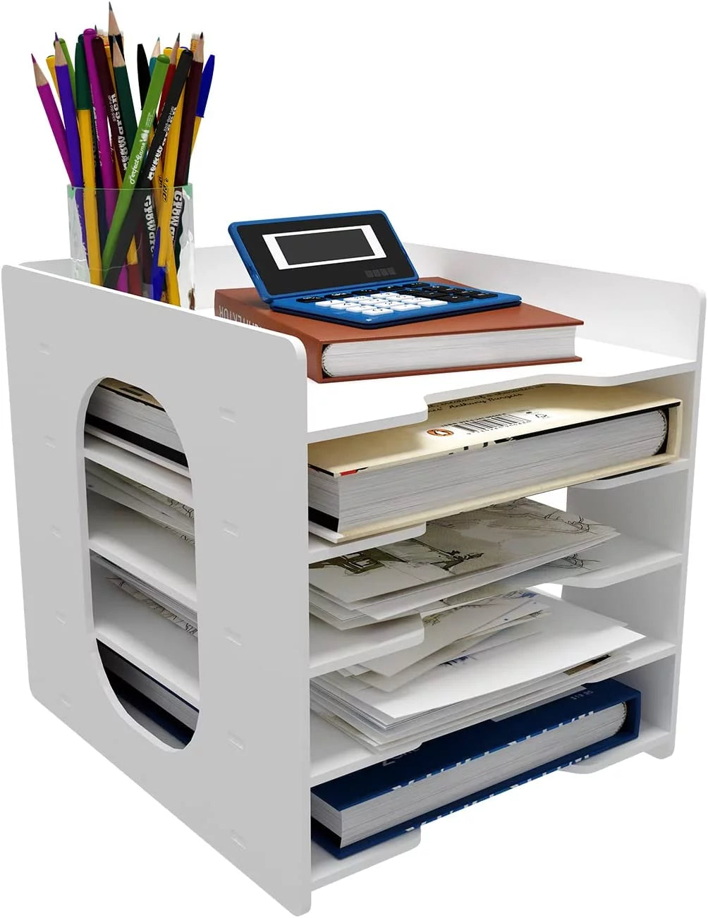 5-Tier Paper Organizer Letter Tray V687338