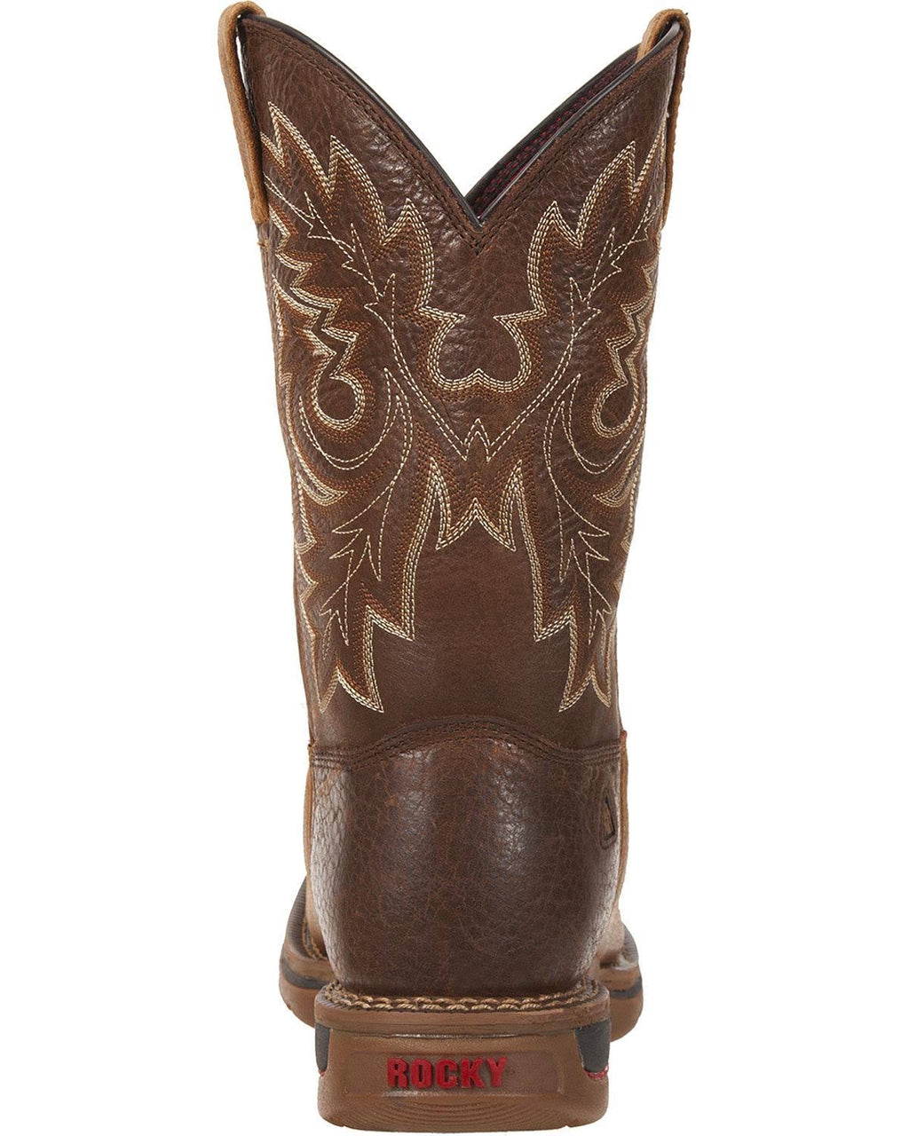 Brown Carbon Fiber Toe Western Boots S7933
