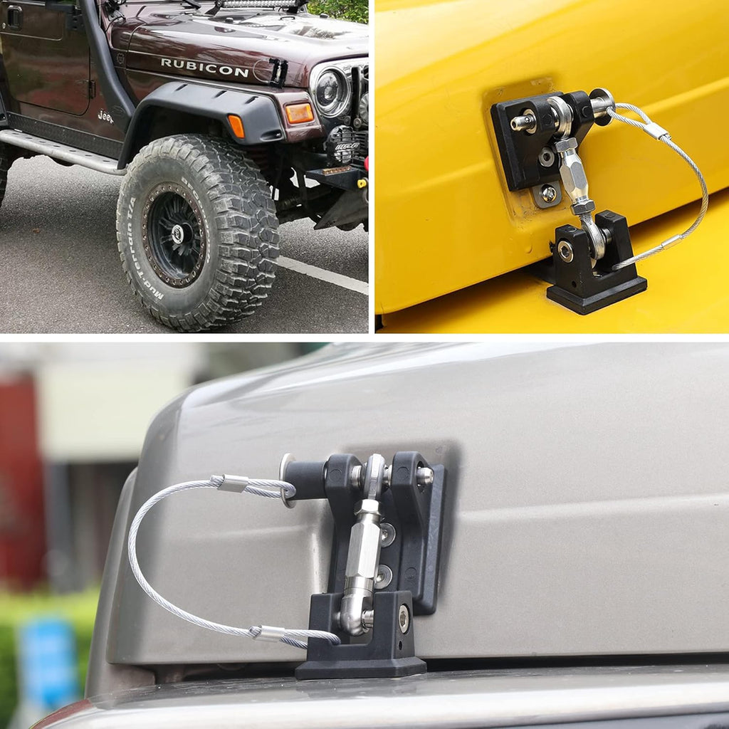Hood Latches, Locking Hood Latch Kit, 1 Pair Pack of 2 B618