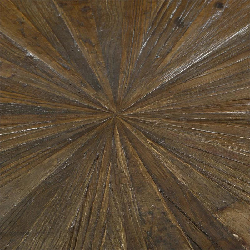 Wood and Metal End Table Set of 2 H660221