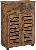 Bathroom Storage Floor Cabinet with 2 Louvered Doors Drawer N286361